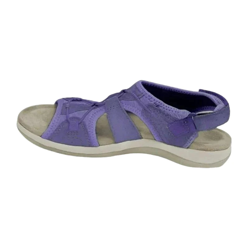 Balbina - Komfortable Strand Sandaler med Åben Tå Lavendel