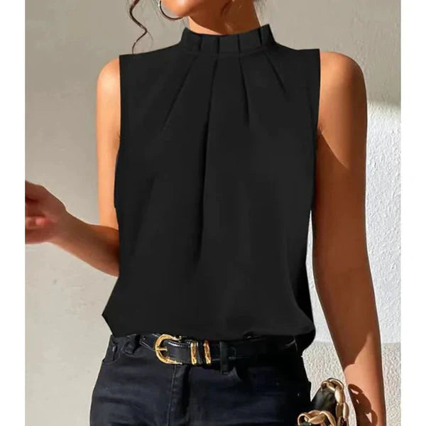 Catrine - Off-Shoulder Bluse til Kvinder Sort