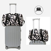 Cow Print Women's Travel Duffel Bag - Spacious & Stylish