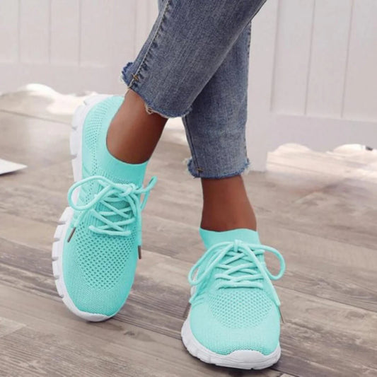 Coline - Ortopædiske Komfort Sneakers til Kvinder Turkis 