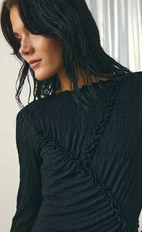 Felicia - Noella Kjole Elegant Feminint Design Sort